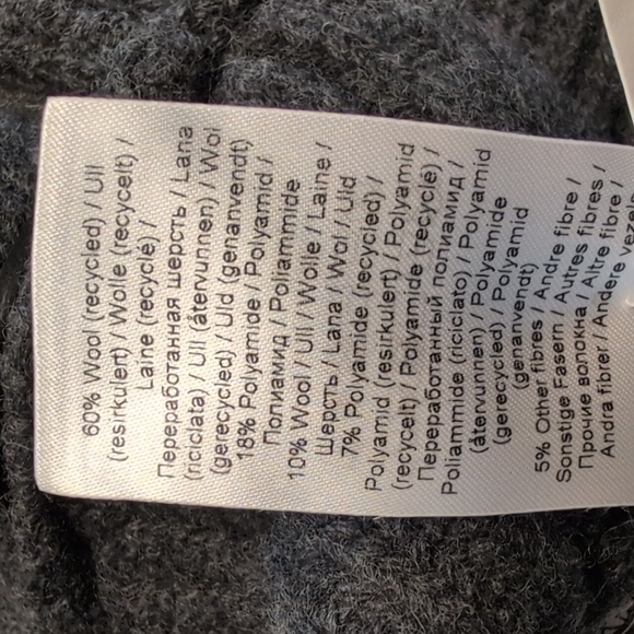 Ganni Gray Ribbed & Ruffled Sweater - Picture 8 of 9